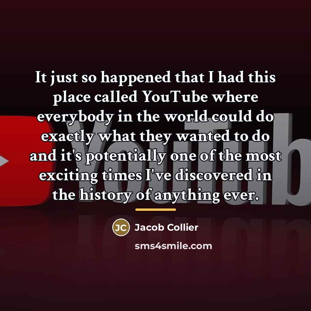 “It just so happened that I had this place called…” quote by Jacob Collier