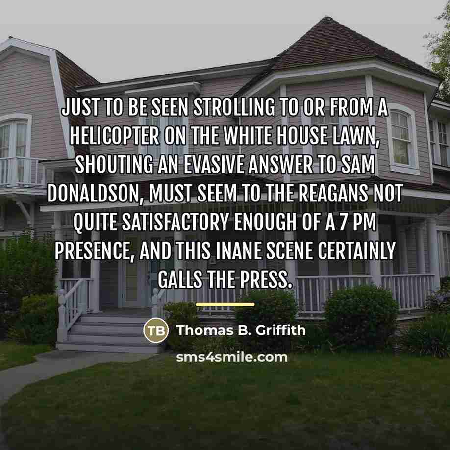“Just to be seen strolling to or from a helicopter…” quote by Anonymous