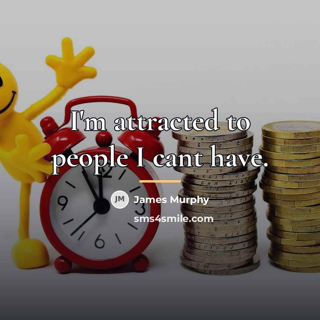 “I'm attracted to people I cant have.…” quote by James Murphy