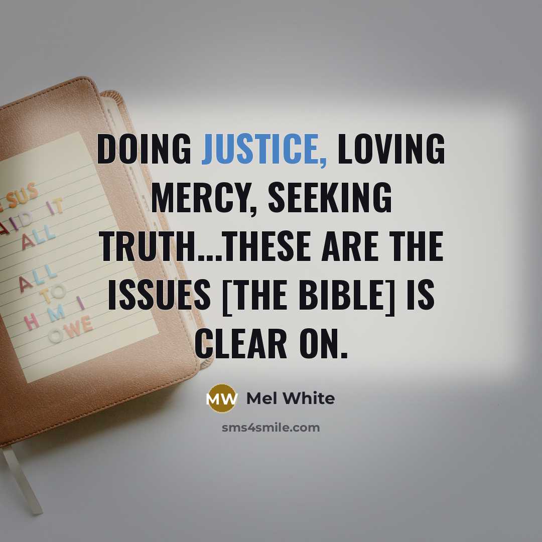 “Doing justice, loving mercy, seeking truth...these are the issues [the…” quote by Mel White