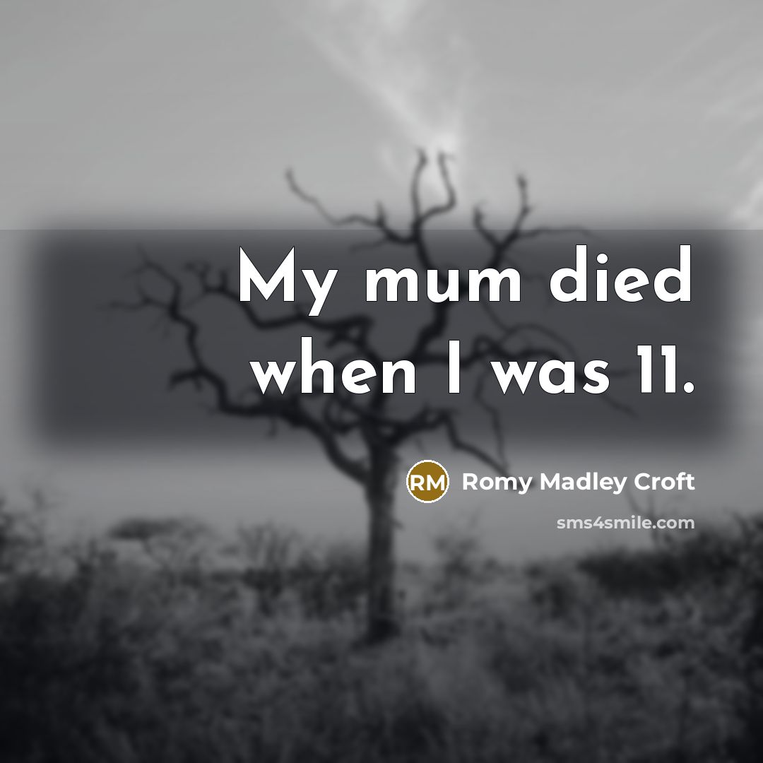 “My mum died when I was 11.…” quote by Romy Madley Croft