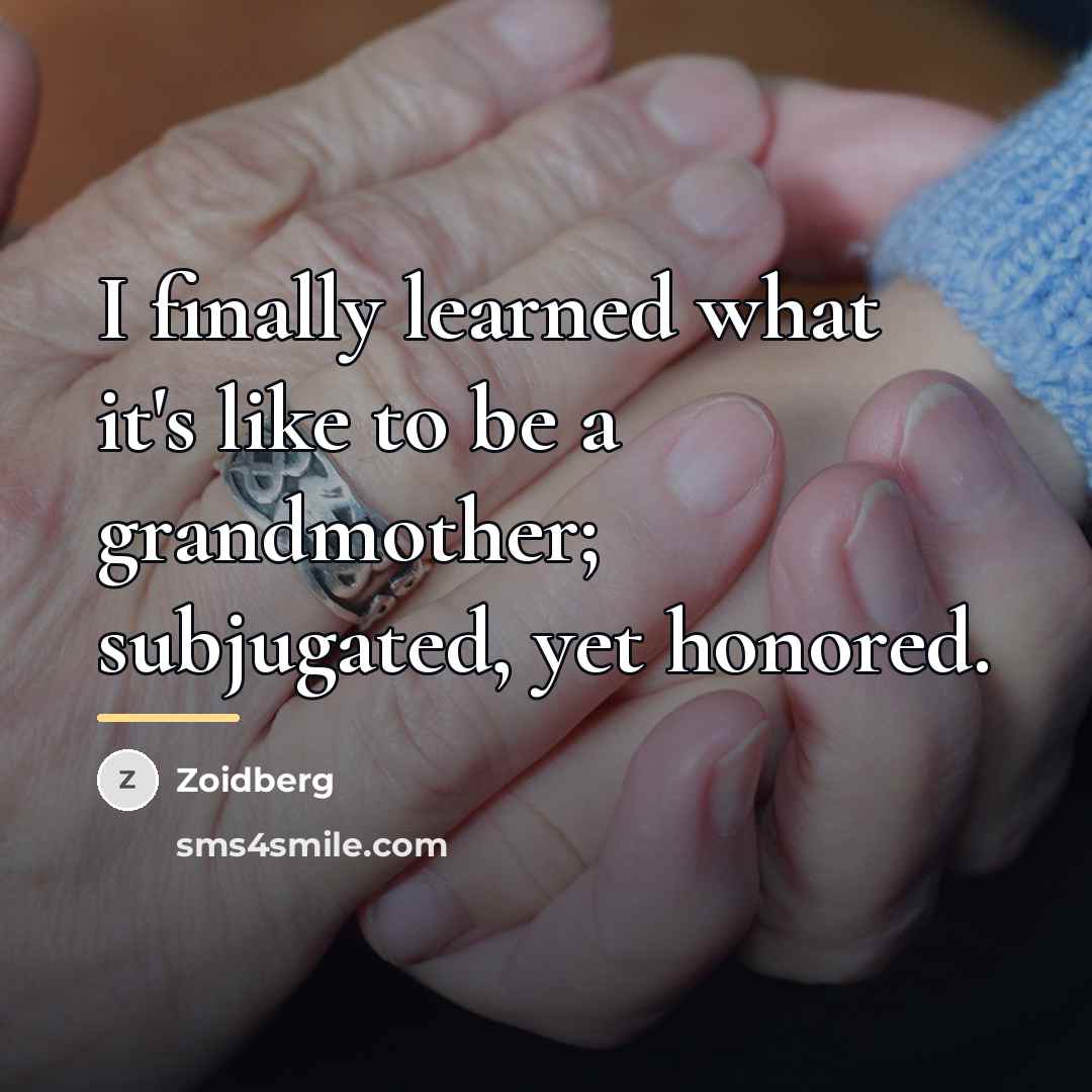 “I finally learned what it's like to be a grandmother;…” quote by Zoidberg