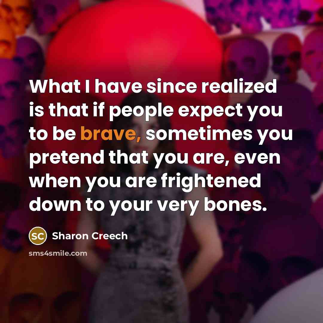 “What I have since realized is that if people expect…” quote by Sharon Creech