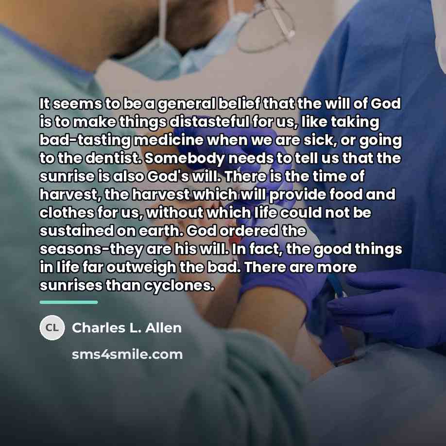 “It seems to be a general belief that the will…” quote by Charles L. Allen