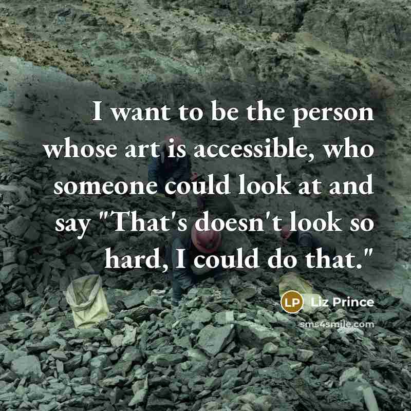 “I want to be the person whose art is accessible,…” quote by Liz Prince