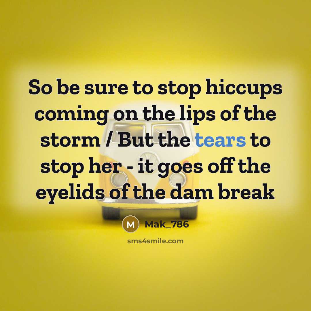 “So be sure to stop hiccups coming on the lips…” quote by Mak_786