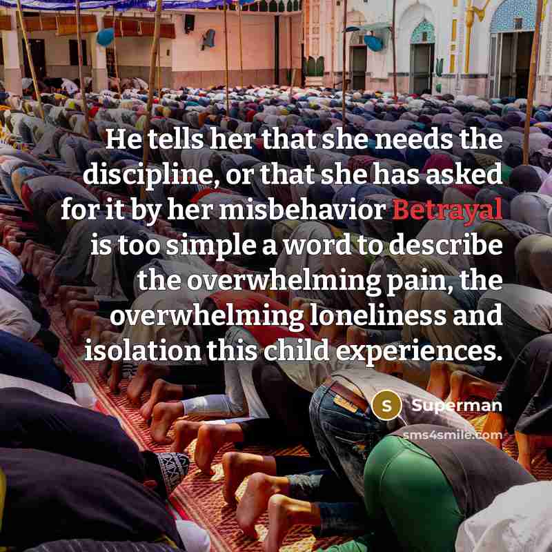 “He tells her that she needs the discipline, or that…” quote by Superman