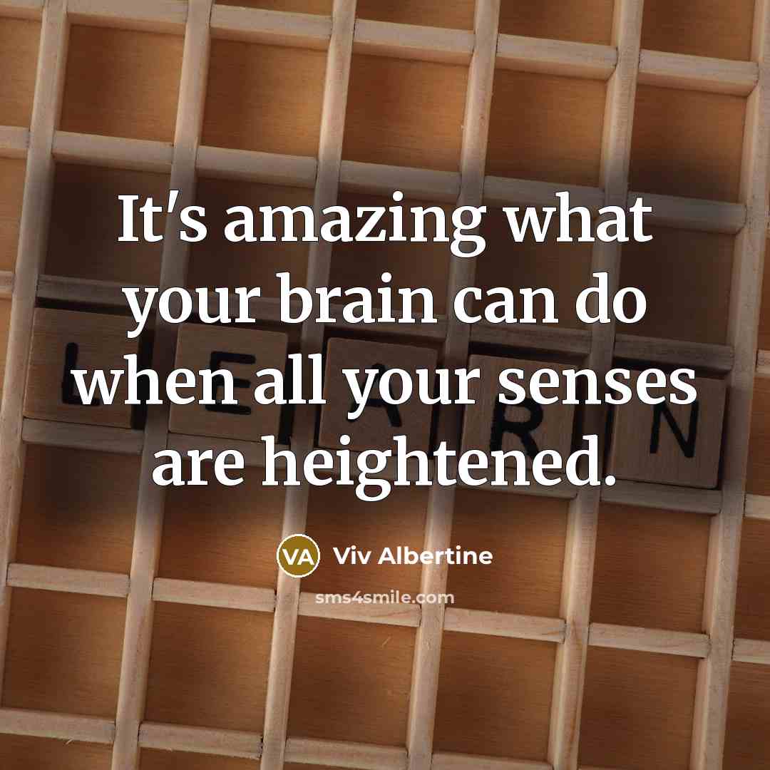 “It's amazing what your brain can do when all your…” quote by Viv Albertine