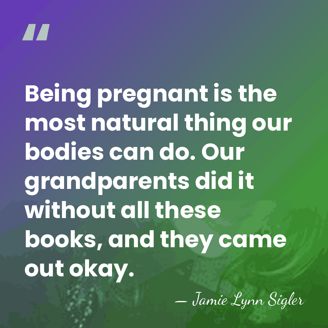 Being pregnant is the most natural thing our bodies can do. Our&hellip; - Jamie Lynn Sigler