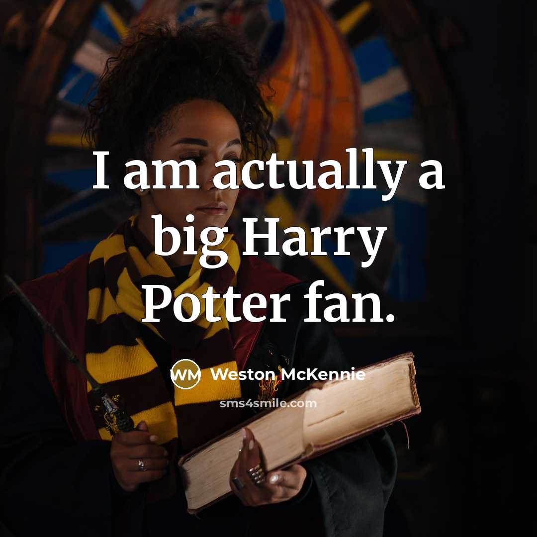 “I am actually a big Harry Potter fan.…” quote by Weston McKennie