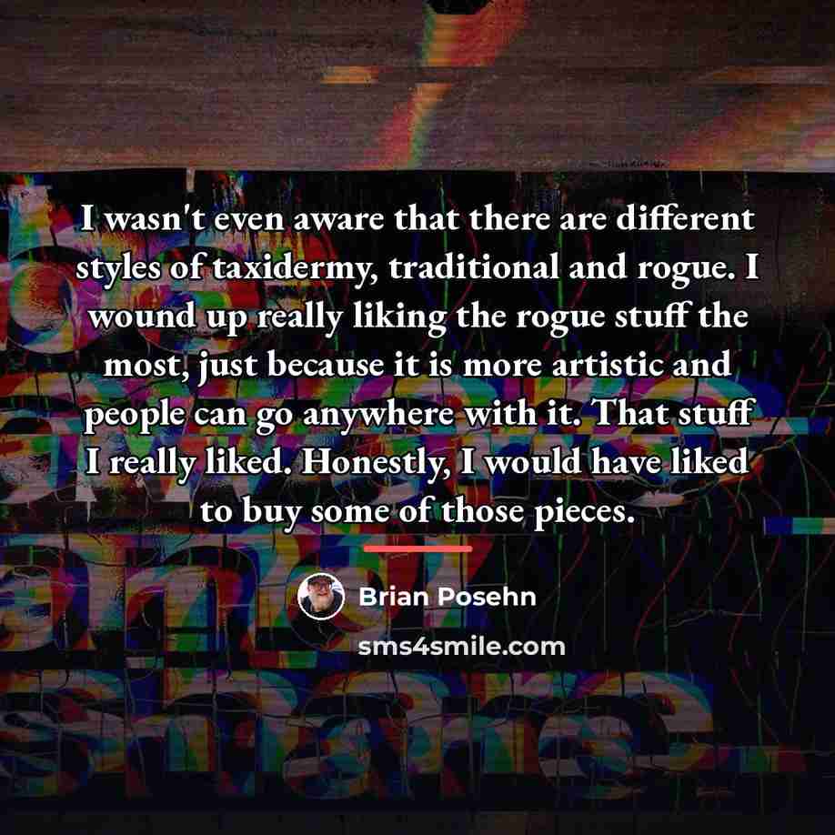 “I wasn't even aware that there are different styles of…” quote by Brian Posehn