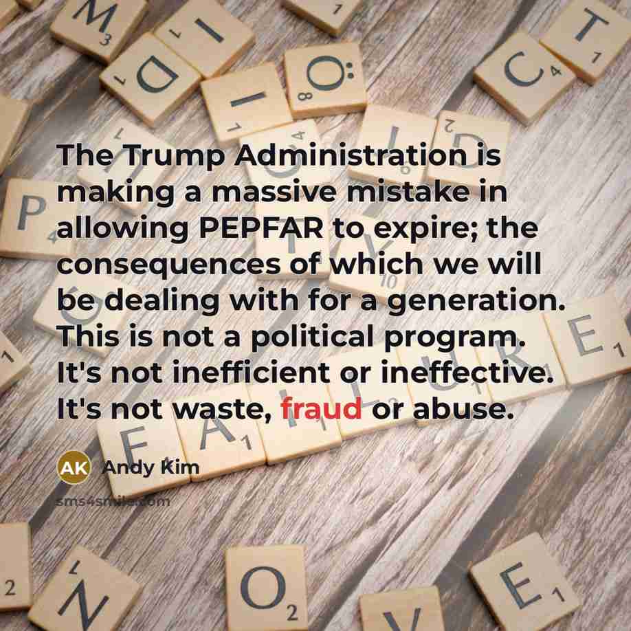 “The Trump Administration is making a massive mistake in allowing…” quote by Andy Kim