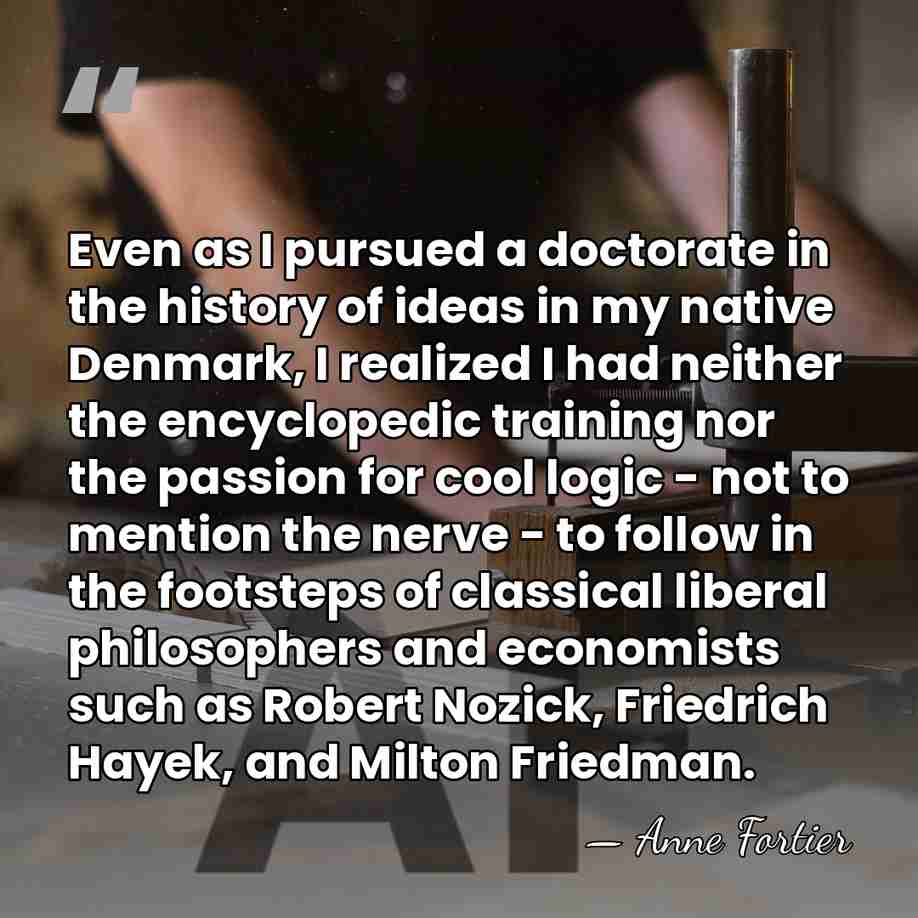 Even as I pursued a doctorate in the history of ideas in&hellip; - Anne Fortier
