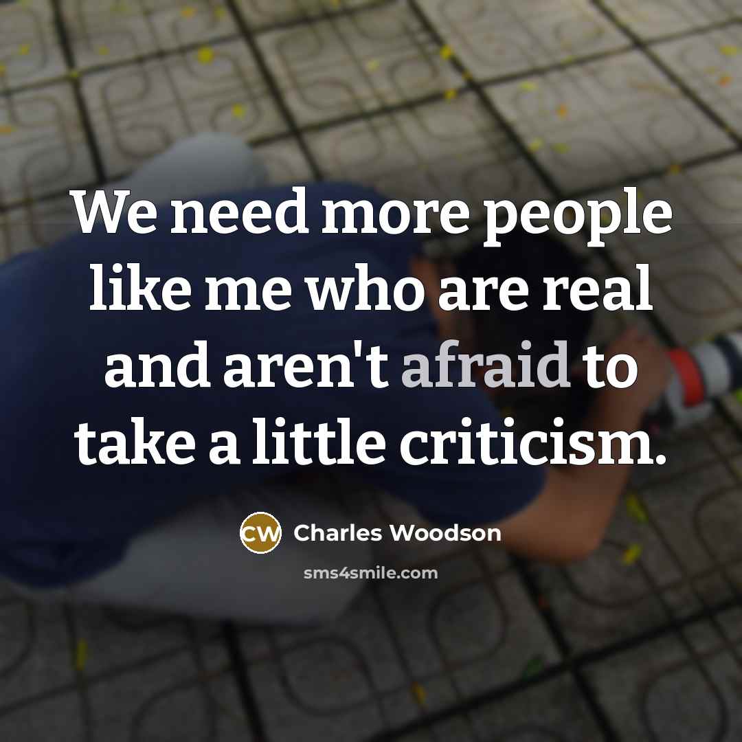 “We need more people like me who are real and…” quote by Charles Woodson