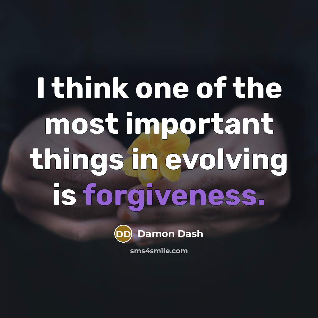 “I think one of the most important things in evolving…” quote by Damon Dash