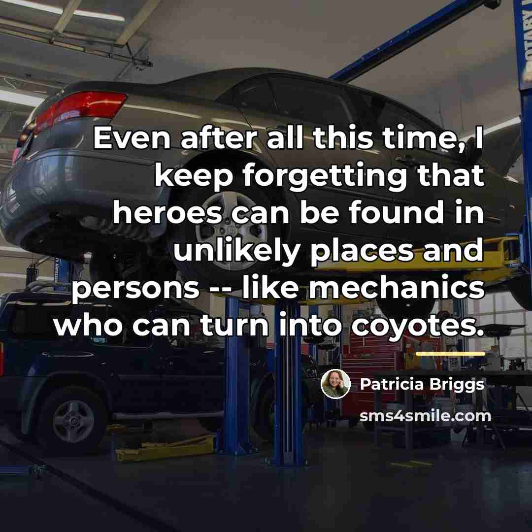 “Even after all this time, I keep forgetting that heroes…” quote by Patricia Briggs