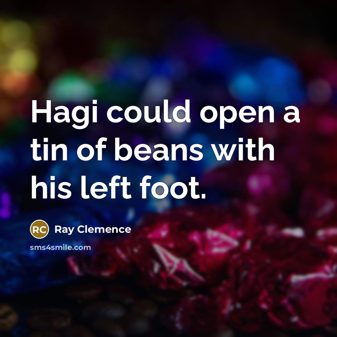 “Hagi could open a tin of beans with his left…” quote by Ray Clemence
