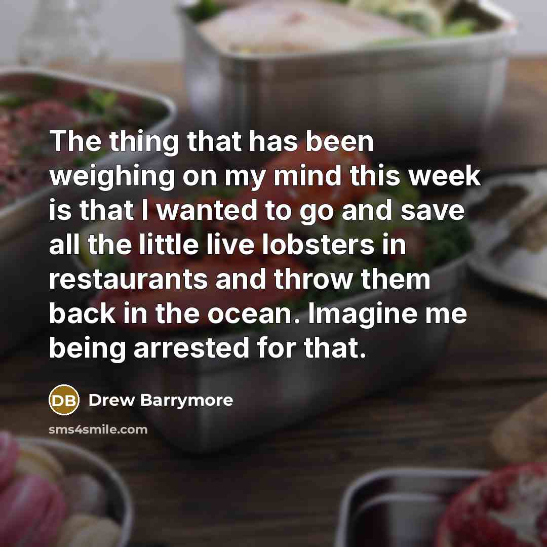“The thing that has been weighing on my mind this…” quote by Drew Barrymore