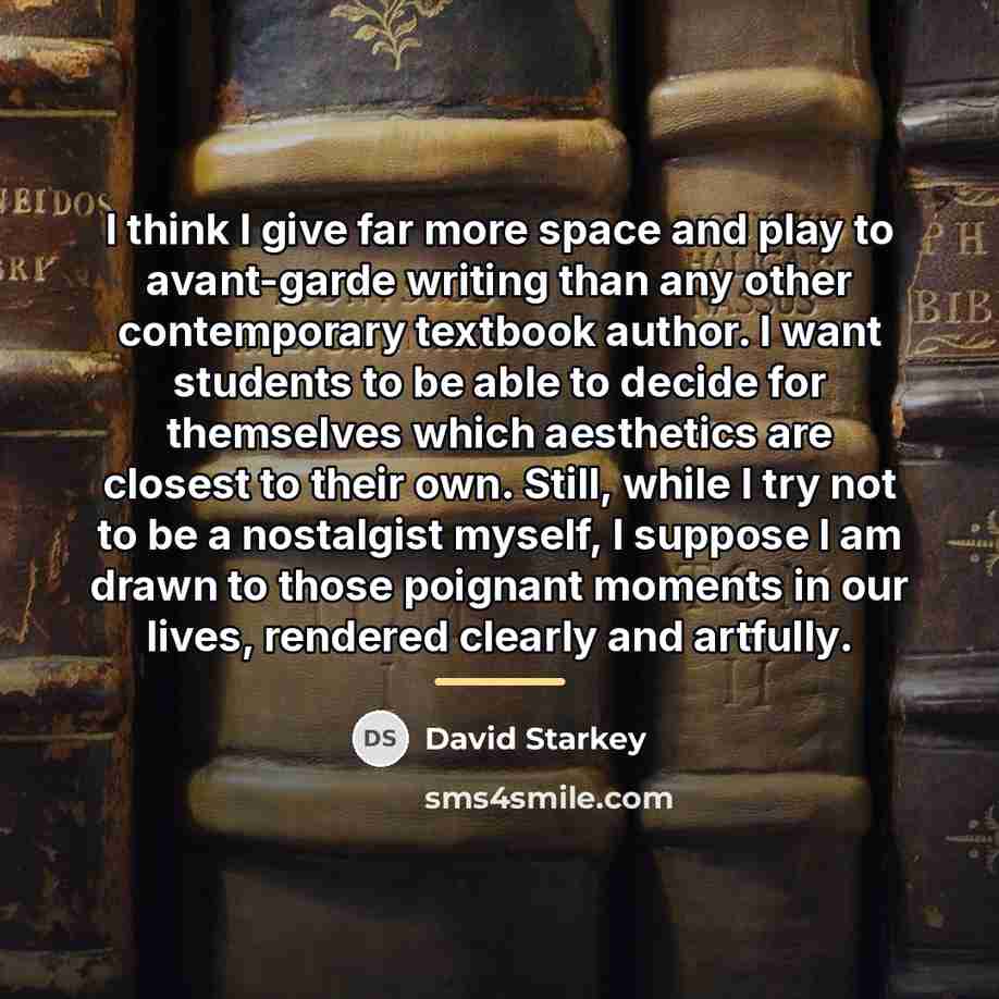 “I think I give far more space and play to…” quote by David Starkey