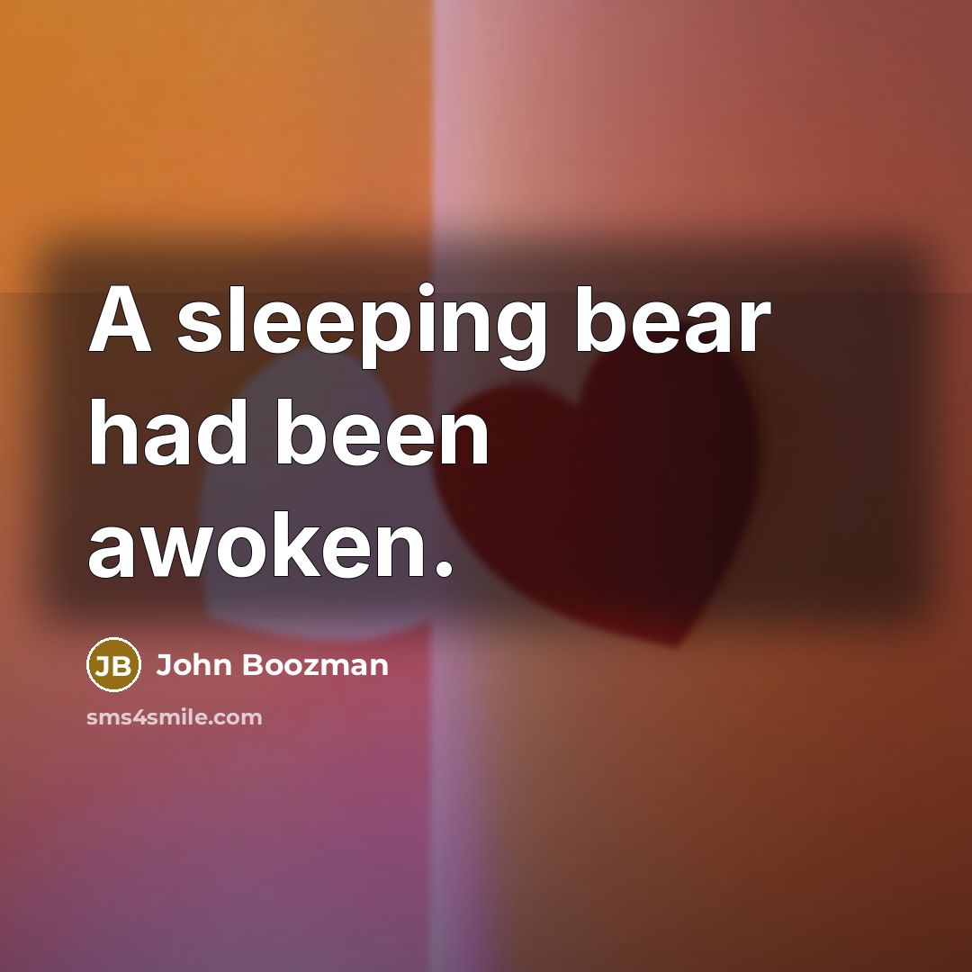 “A sleeping bear had been awoken.…” quote by John Boozman