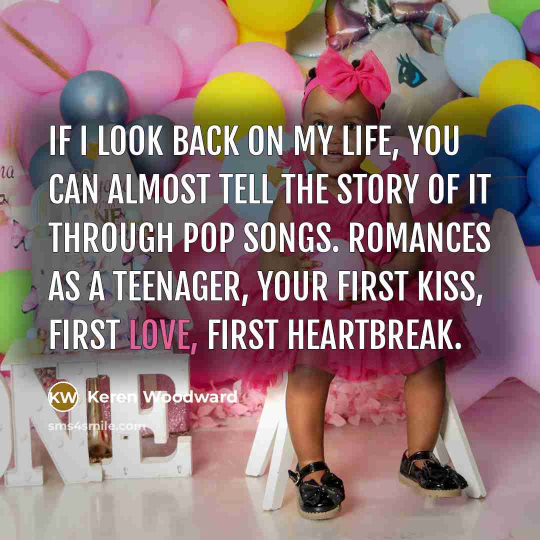 “If I look back on my life, you can almost…” quote by Keren Woodward