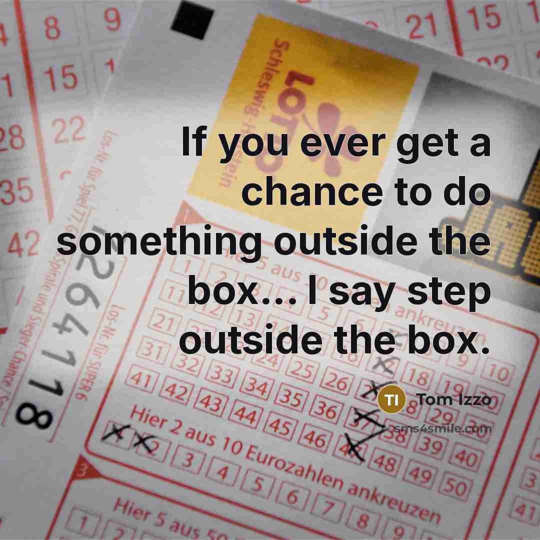 “If you ever get a chance to do something outside…” quote by Tom Izzo