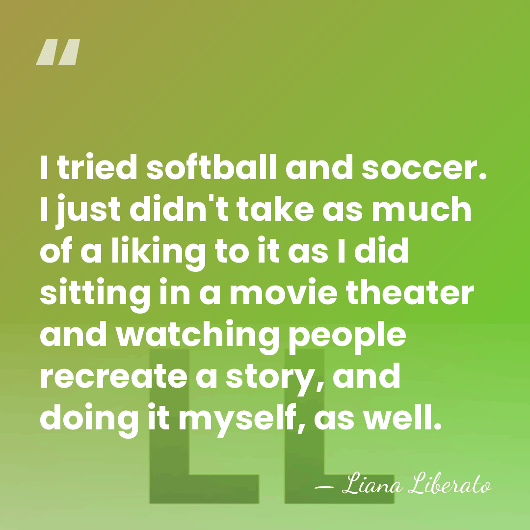 I tried softball and soccer. I just didn't take as much of&hellip; - Liana Liberato
