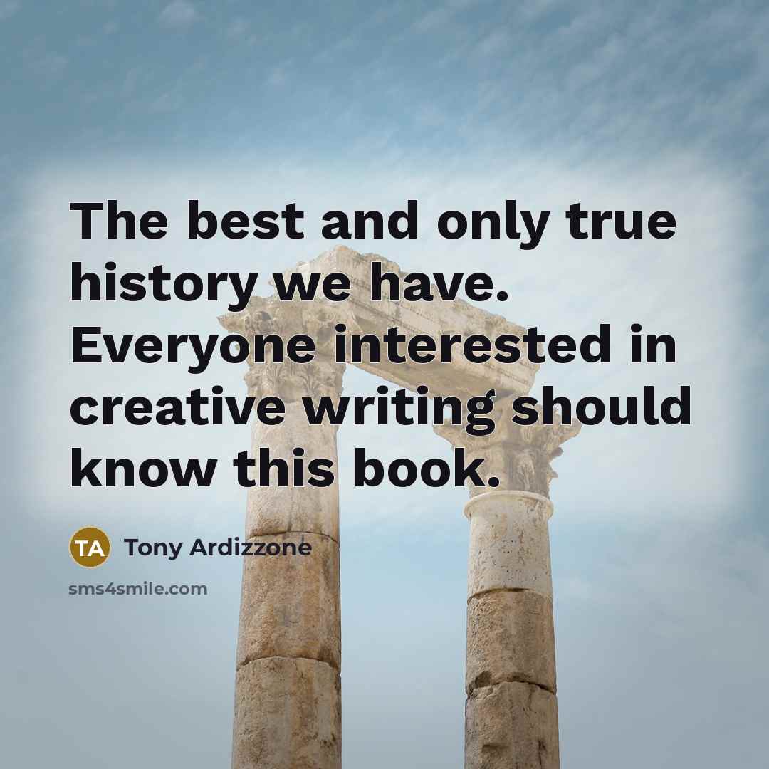 “The best and only true history we have. Everyone interested in creative writing should know this book.” quote by Tony Ardizzone