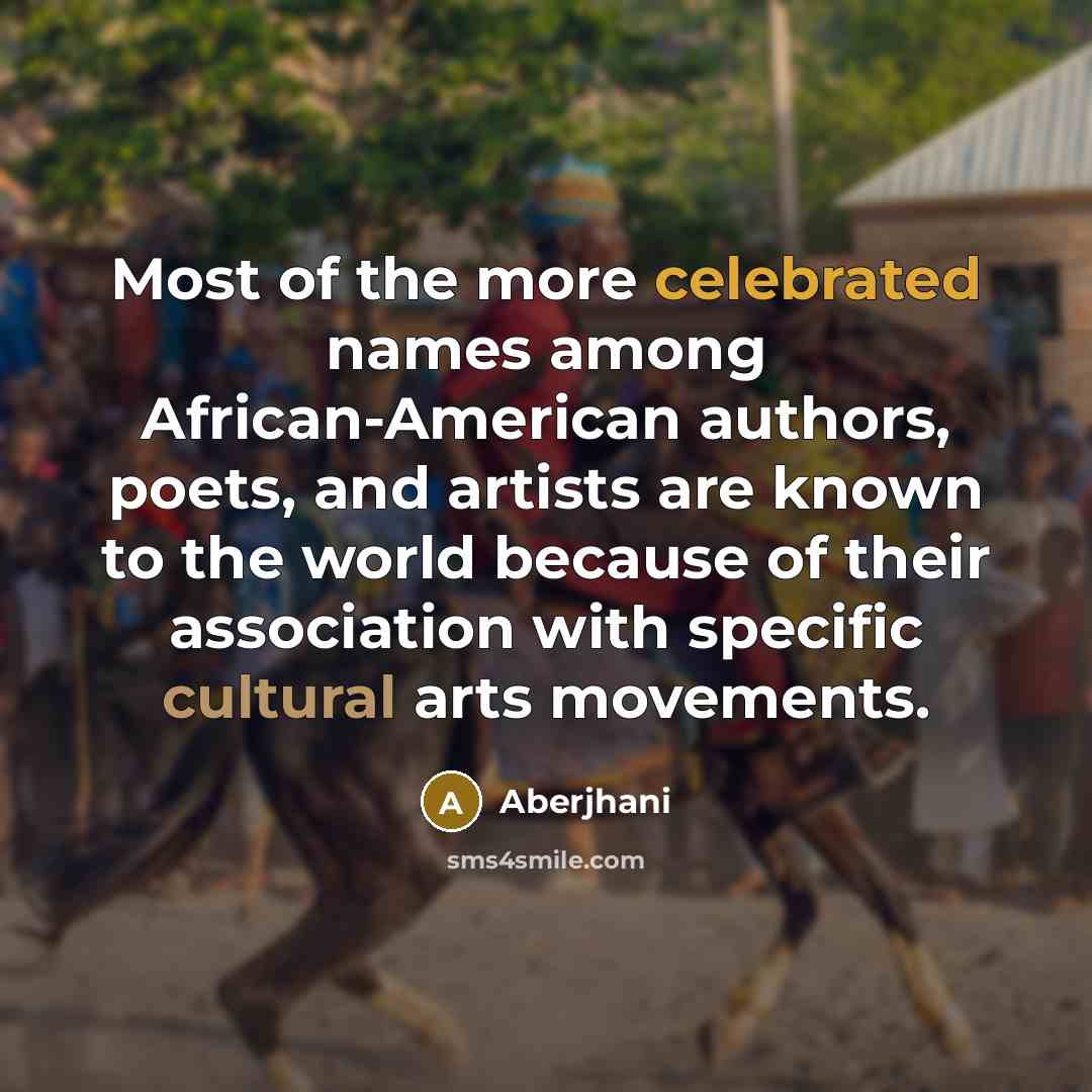 “Most of the more celebrated names among African-American authors, poets,…” quote by Aberjhani