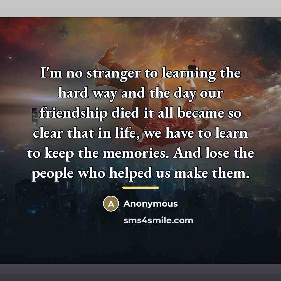 “I'm no stranger to learning the hard way and the…” quote by Anonymous