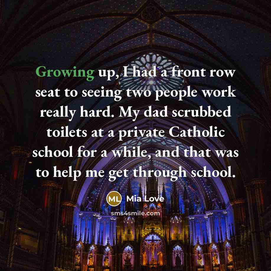“Growing up, I had a front row seat to seeing…” quote by Mia Love
