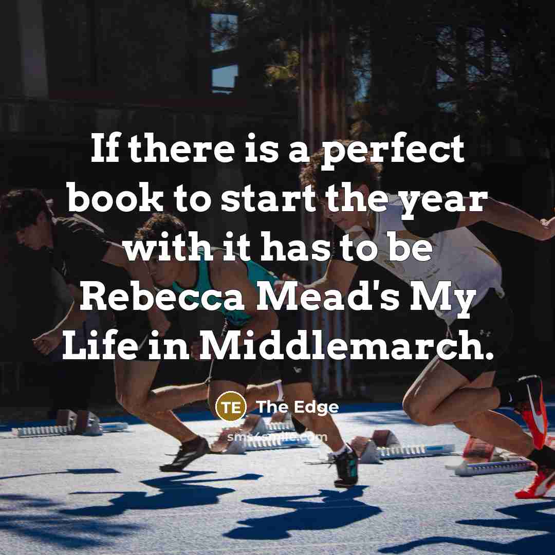 “If there is a perfect book to start the year…” quote by The Edge