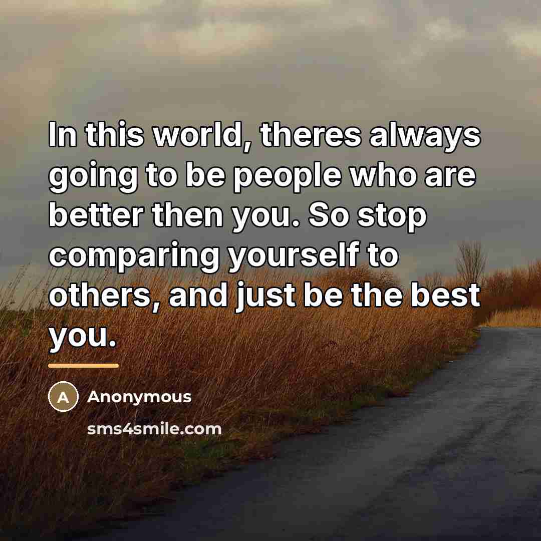 “In this world, theres always going to be people who…” quote by Anonymous