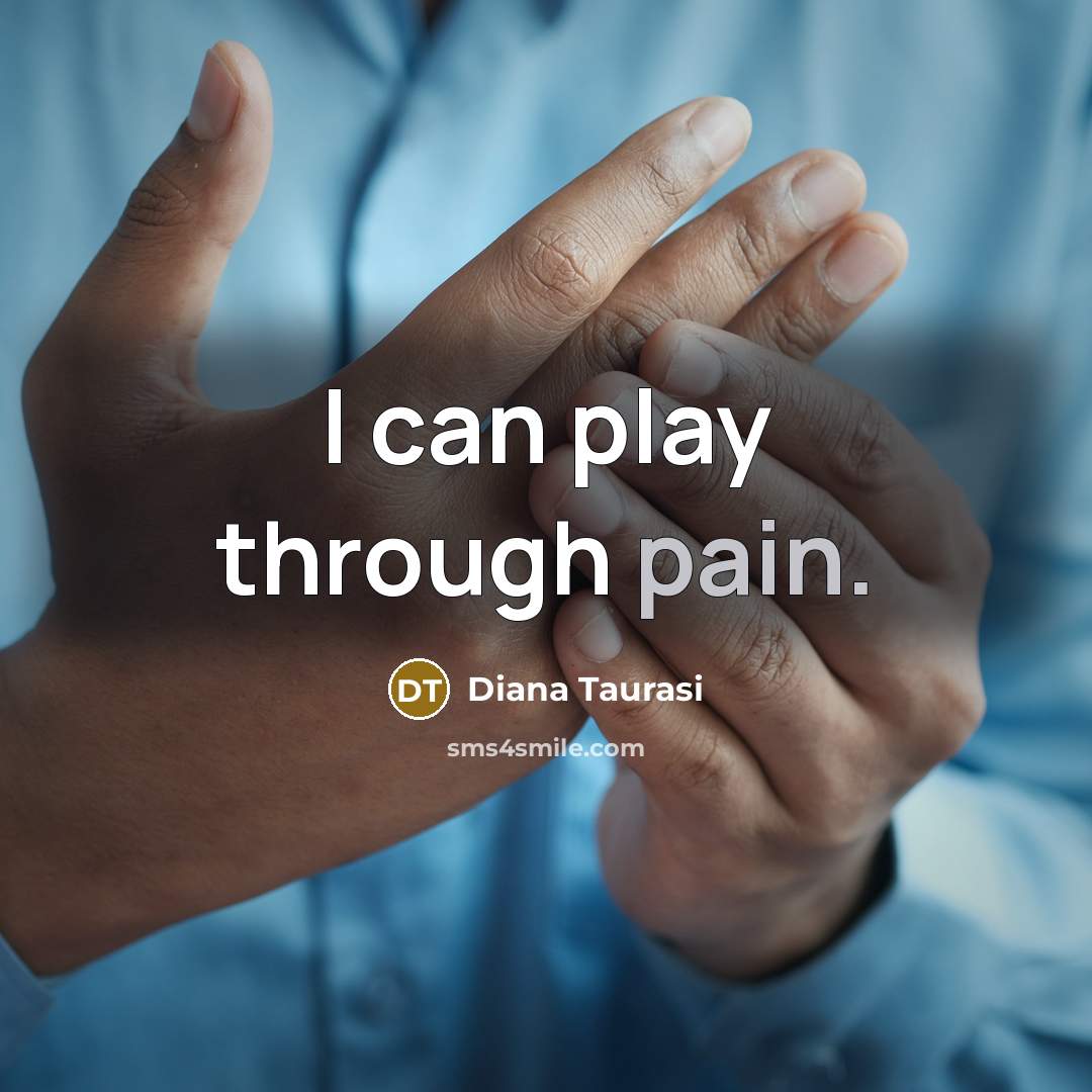 “I can play through pain.…” quote by Diana Taurasi