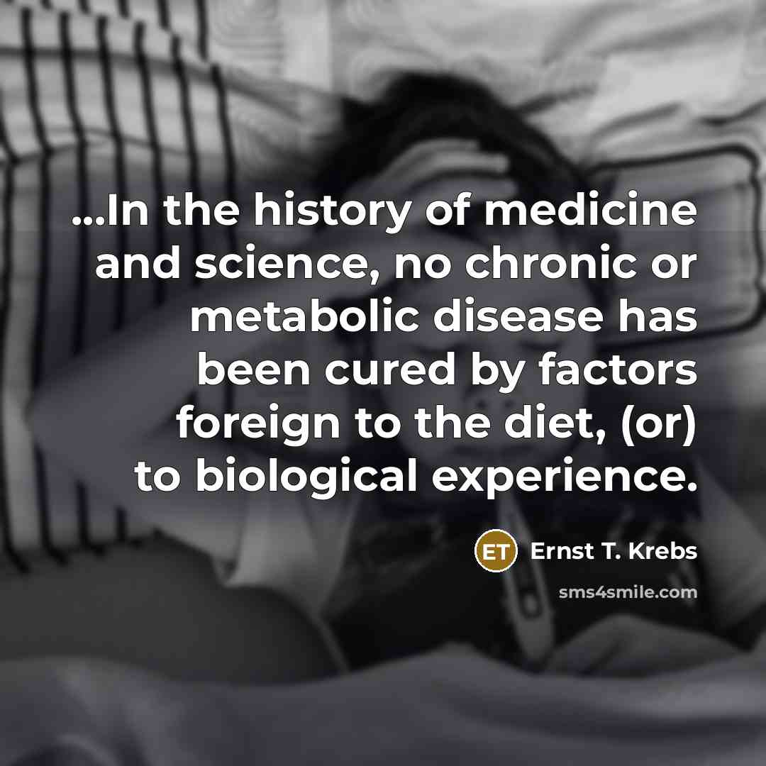 “...In the history of medicine and science, no chronic or…” quote by Ernst T. Krebs