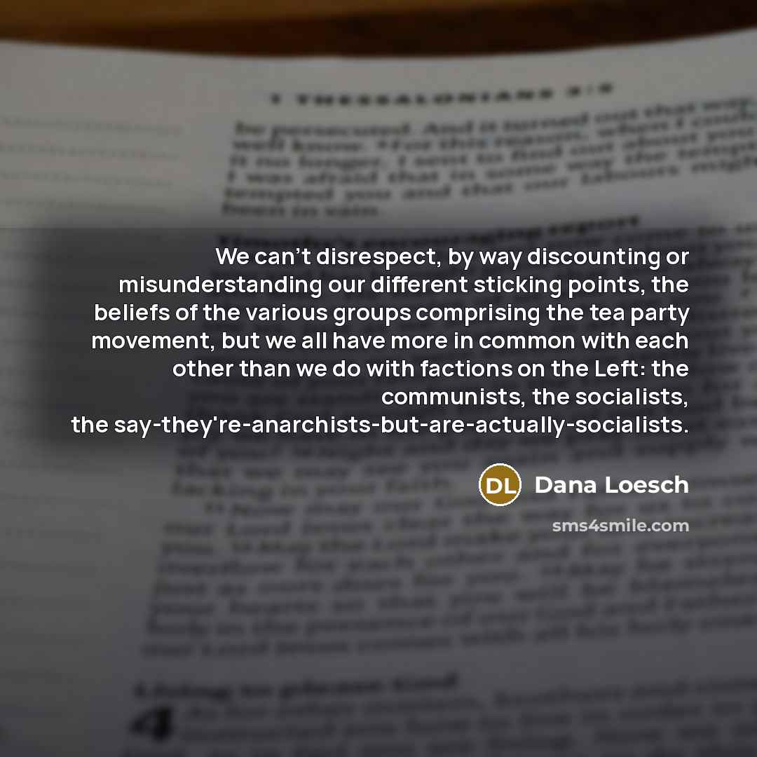 “We can't disrespect, by way discounting or misunderstanding our different…” quote by Dana Loesch