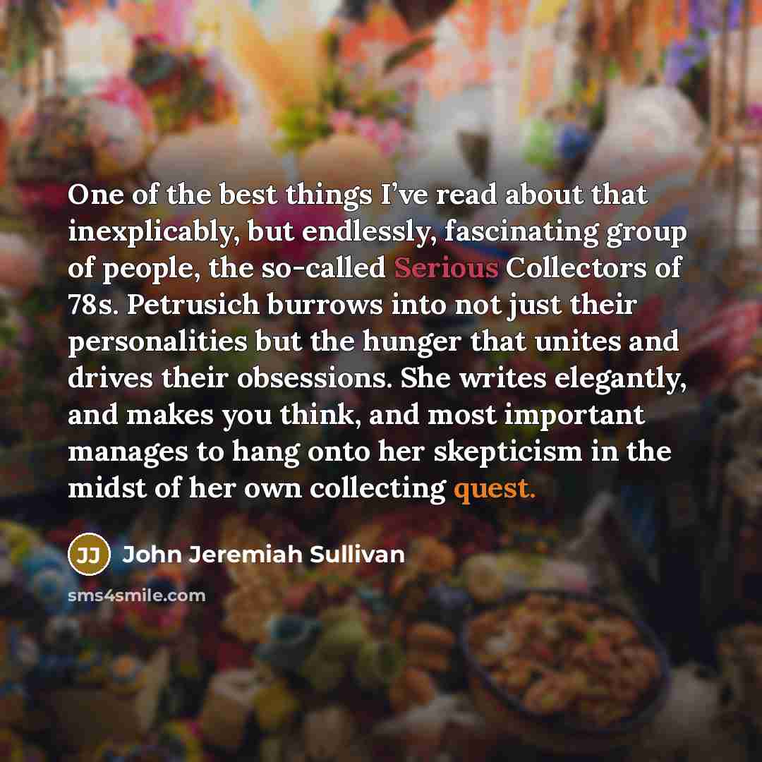“One of the best things I’ve read about that inexplicably,…” quote by John Jeremiah Sullivan