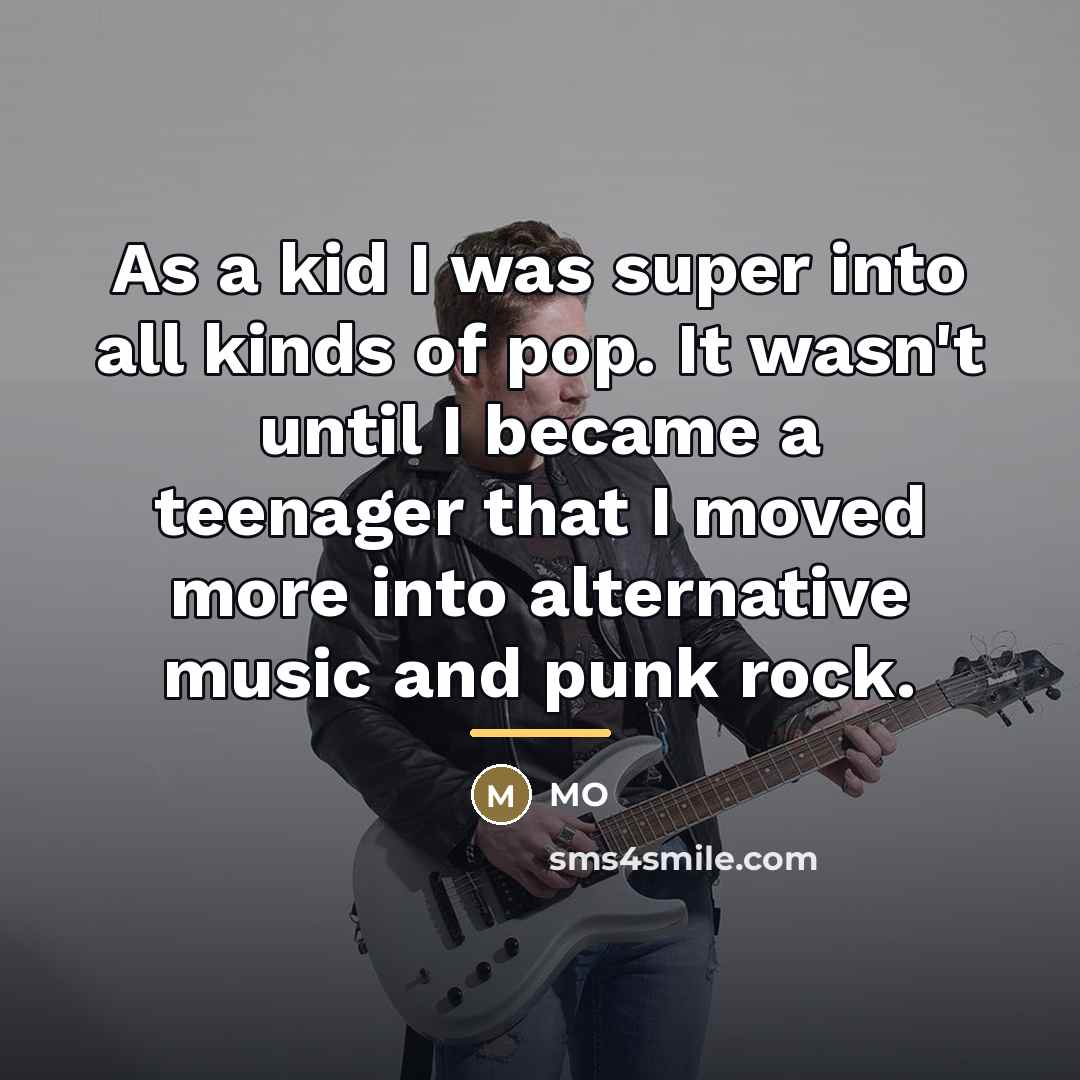 “As a kid I was super into all kinds of…” quote by MO
