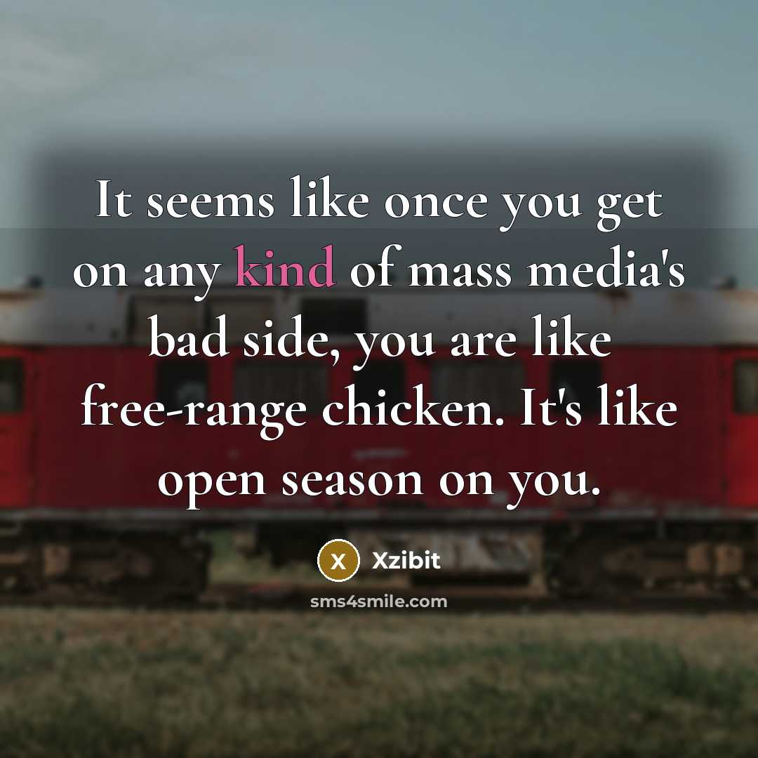 “It seems like once you get on any kind of…” quote by Xzibit