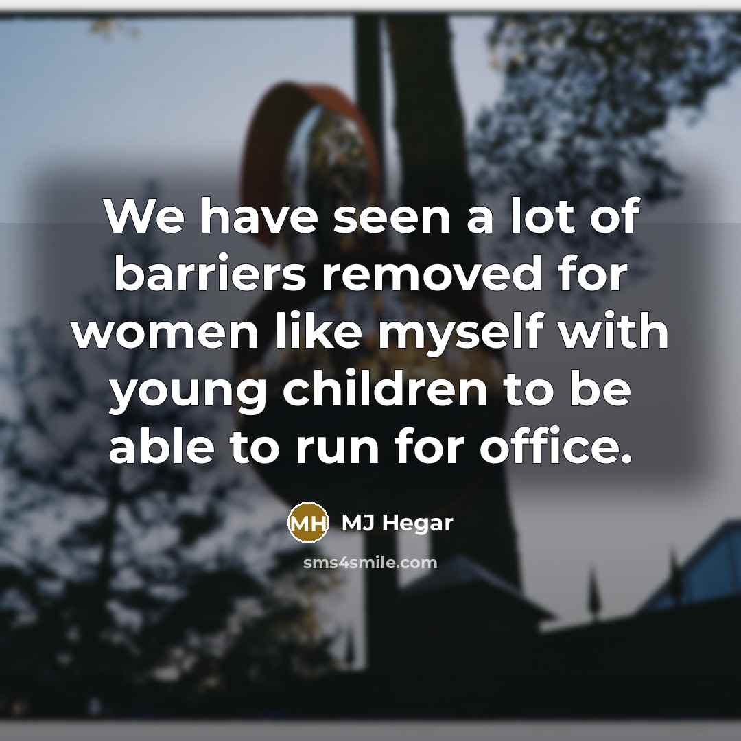 “We have seen a lot of barriers removed for women…” quote by MJ Hegar