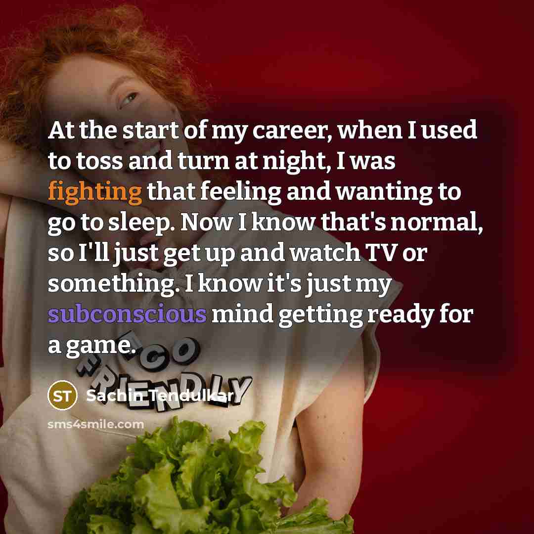 “At the start of my career, when I used to…” quote by Sachin Tendulkar
