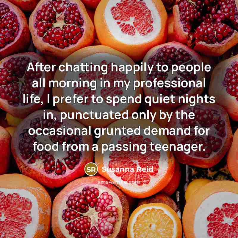 “After chatting happily to people all morning in my professional…” quote by Susanna Reid
