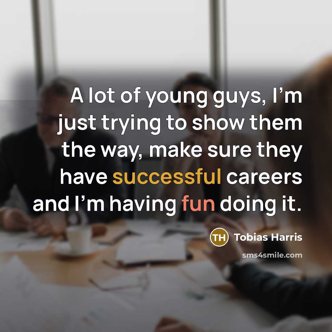 “A lot of young guys, I'm just trying to show…” quote by Tobias Harris