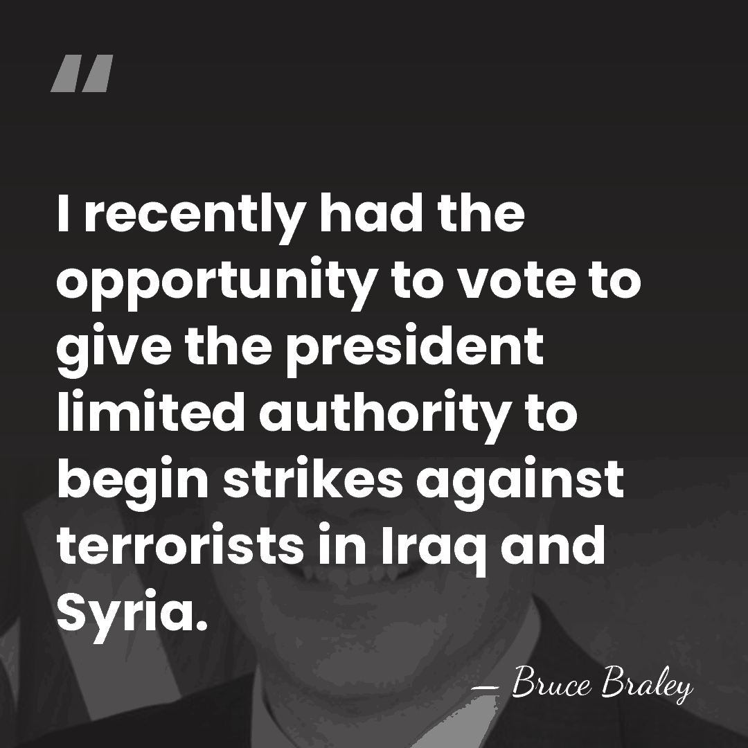 I recently had the opportunity to vote to give the president limited&hellip; - Bruce Braley