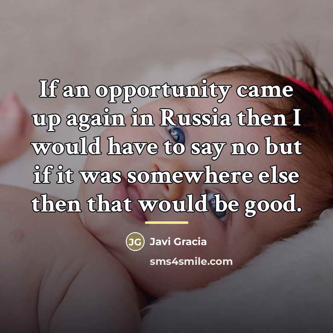 “If an opportunity came up again in Russia then I…” quote by Javi Gracia