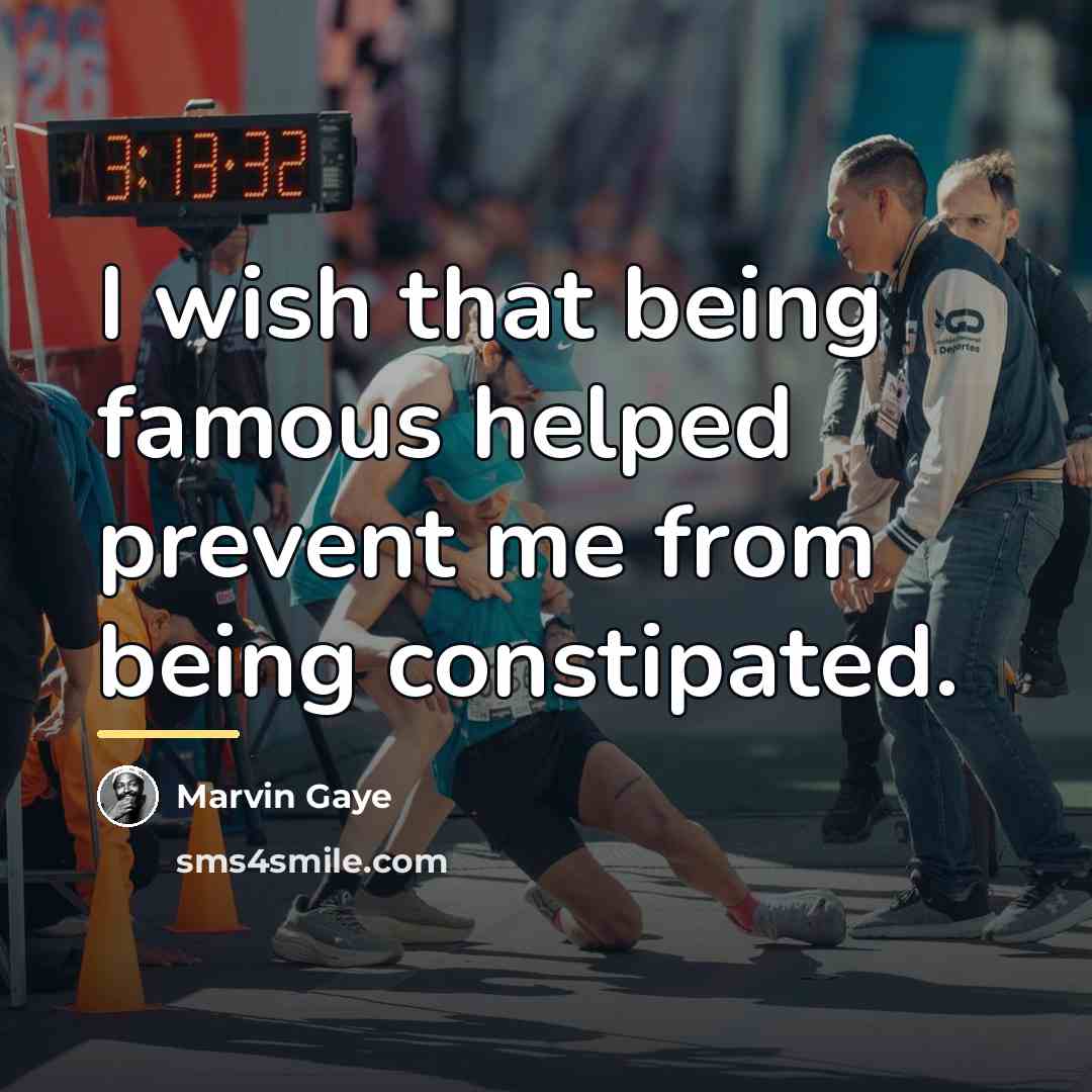 “I wish that being famous helped prevent me from being…” quote by Marvin Gaye