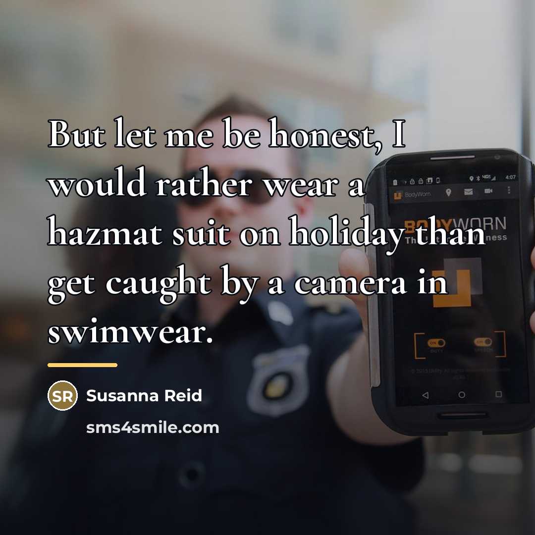 “But let me be honest, I would rather wear a…” quote by Susanna Reid
