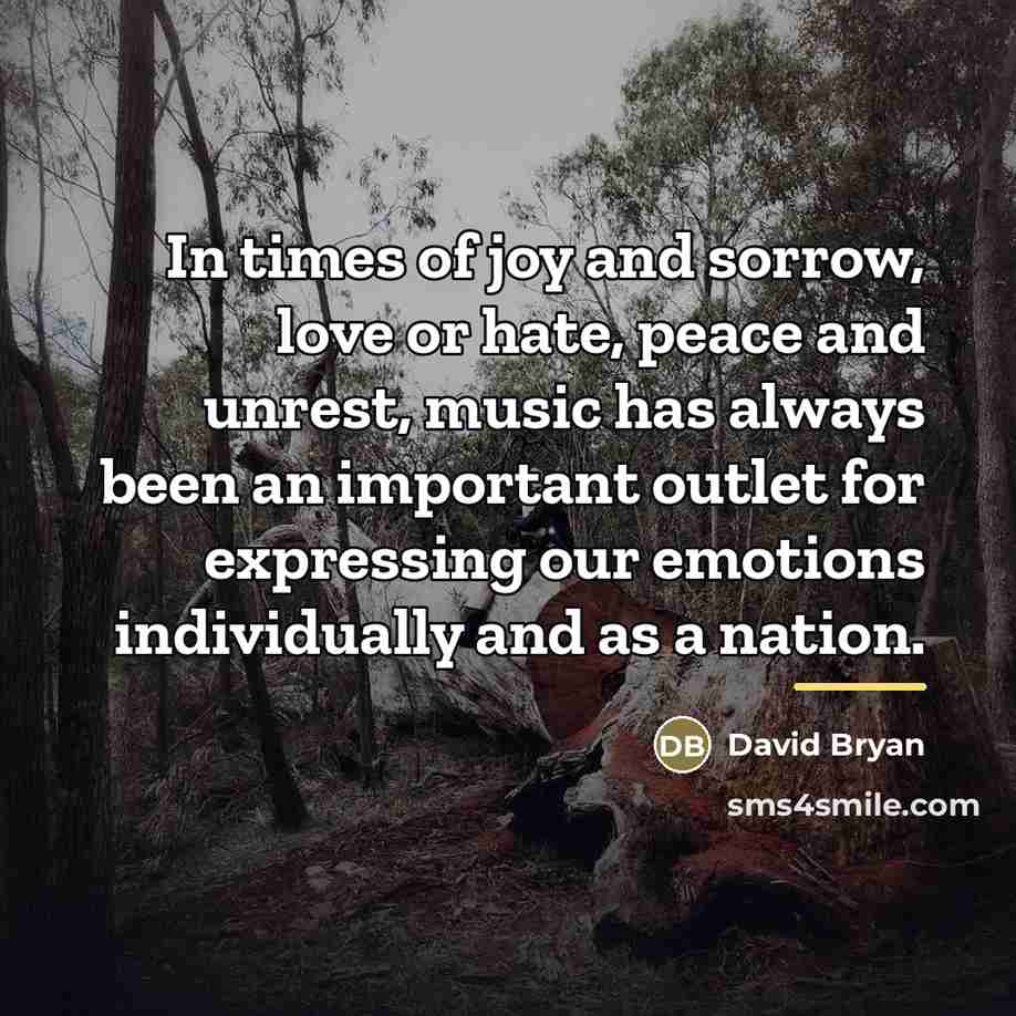 “In times of joy and sorrow, love or hate, peace…” quote by David Bryan