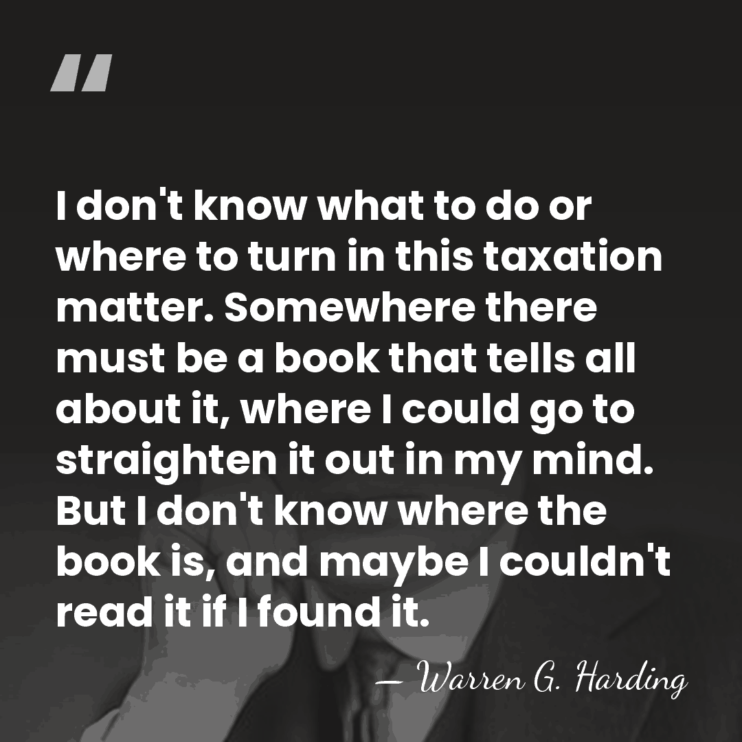 I don't know what to do or where to turn in this&hellip; - Warren G. Harding