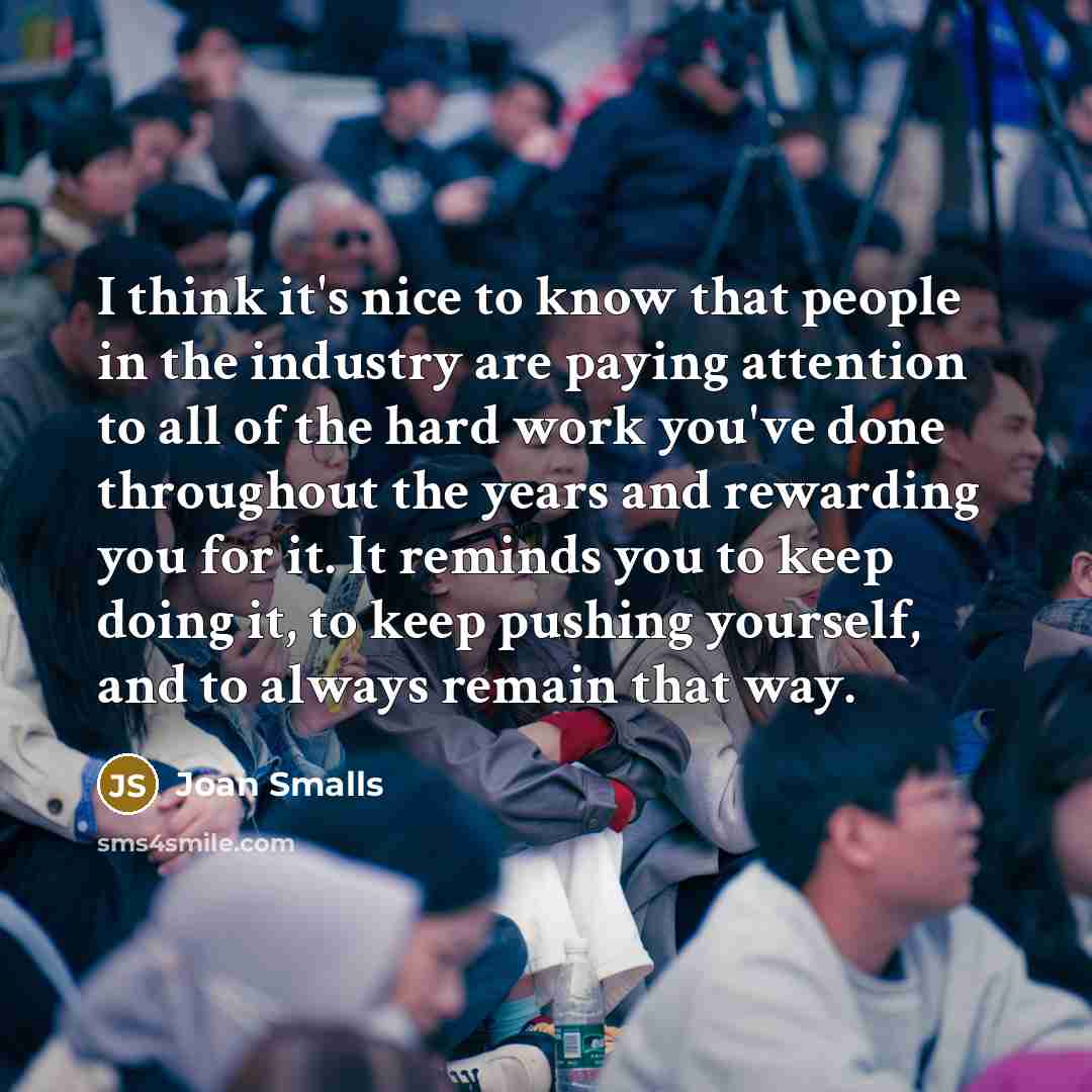 “I think it's nice to know that people in the…” quote by Joan Smalls